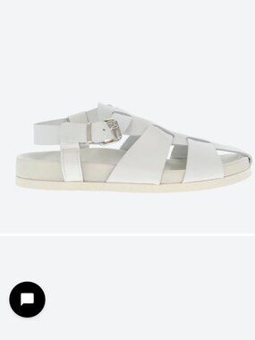 Gravity Pope fisherman sandal, white, size 38